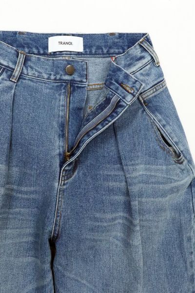 コクーンデニムパンツ