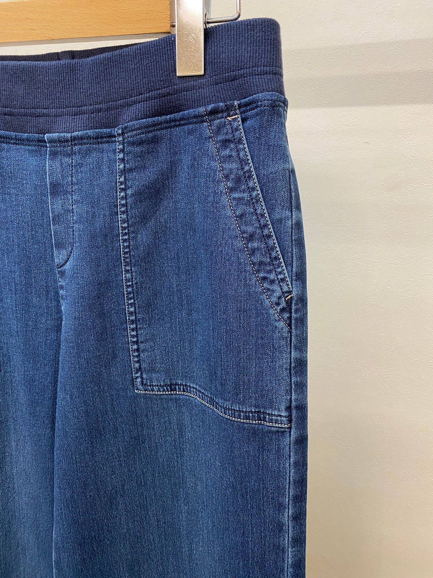 BLUE FRONCE denim(ブルーフロンセデニム) ウエストリブワイドデニム 531624