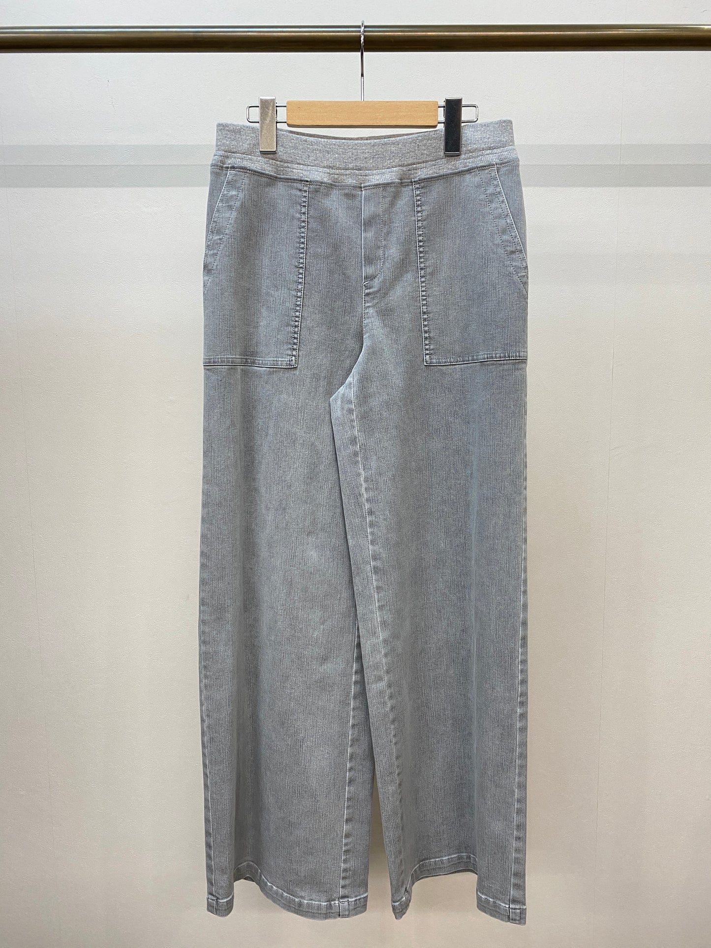 BLUE FRONCE denim(ブルーフロンセデニム) ウエストリブワイドデニム 531624
