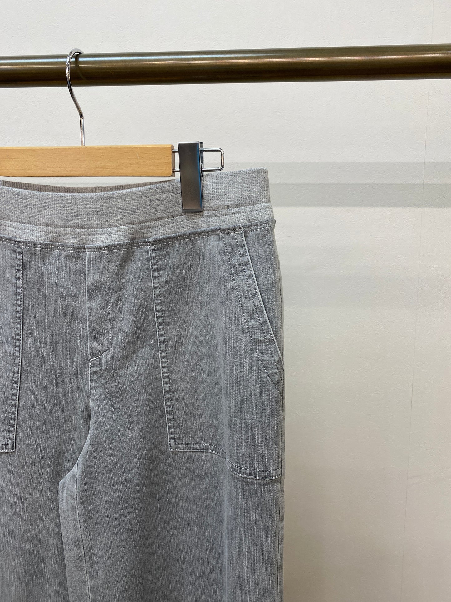 BLUE FRONCE denim(ブルーフロンセデニム) ウエストリブワイドデニム 531624
