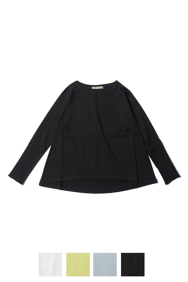 Anna Kerry アンナケリー リブカフス長袖Tシャツ 85251901