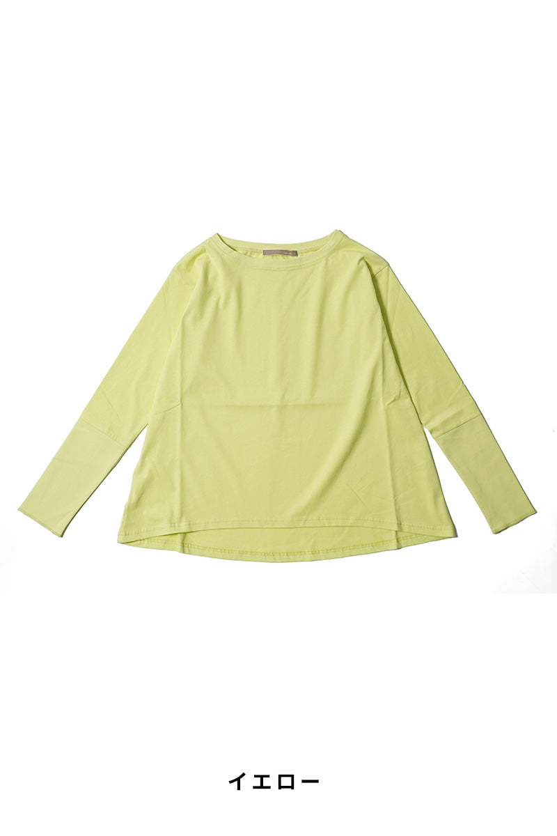 Anna Kerry アンナケリー リブカフス長袖Tシャツ 85251901