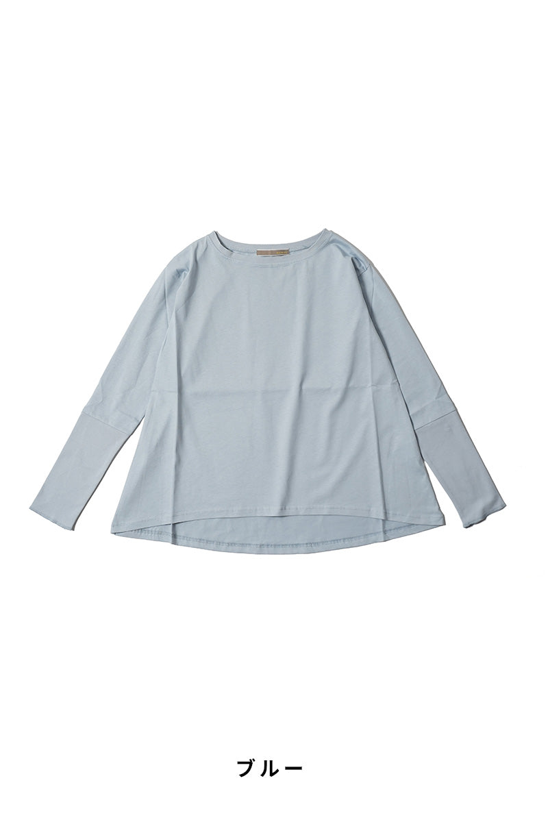 Anna Kerry アンナケリー リブカフス長袖Tシャツ 85251901