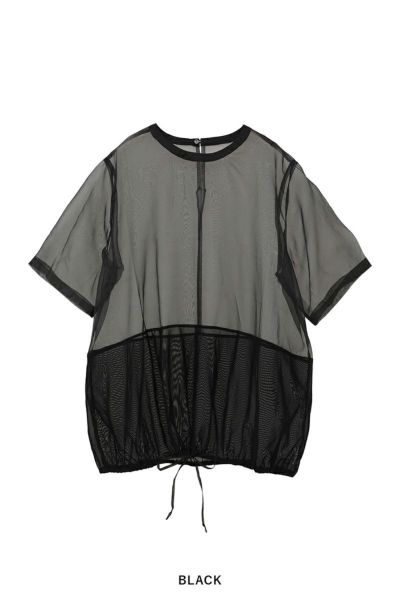 メッシュレイヤードワンピース