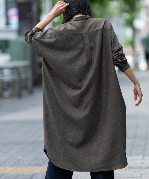 【10/18インスタライブ商品】MUNICH(ミューニック) ワイドシャツワンピース MN252N62