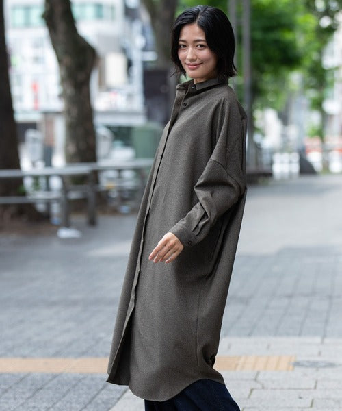 【10/18インスタライブ商品】MUNICH(ミューニック) ワイドシャツワンピース MN252N62