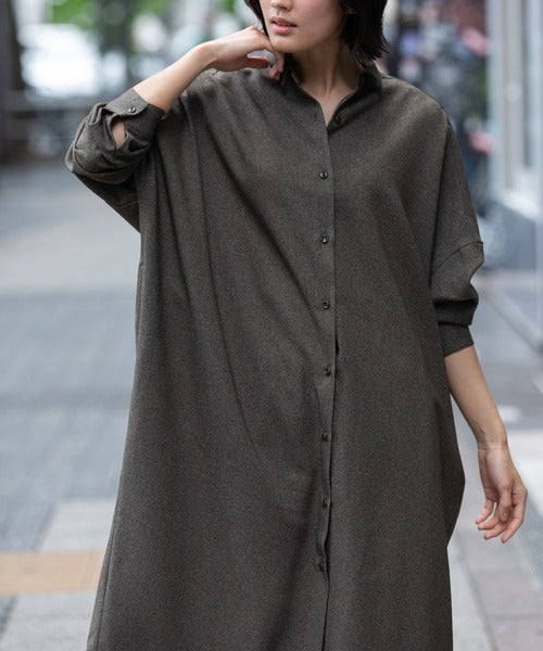 【10/18インスタライブ商品】MUNICH(ミューニック) ワイドシャツワンピース MN252N62