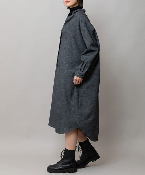 【10/18インスタライブ商品】MUNICH(ミューニック) ワイドシャツワンピース MN252N62