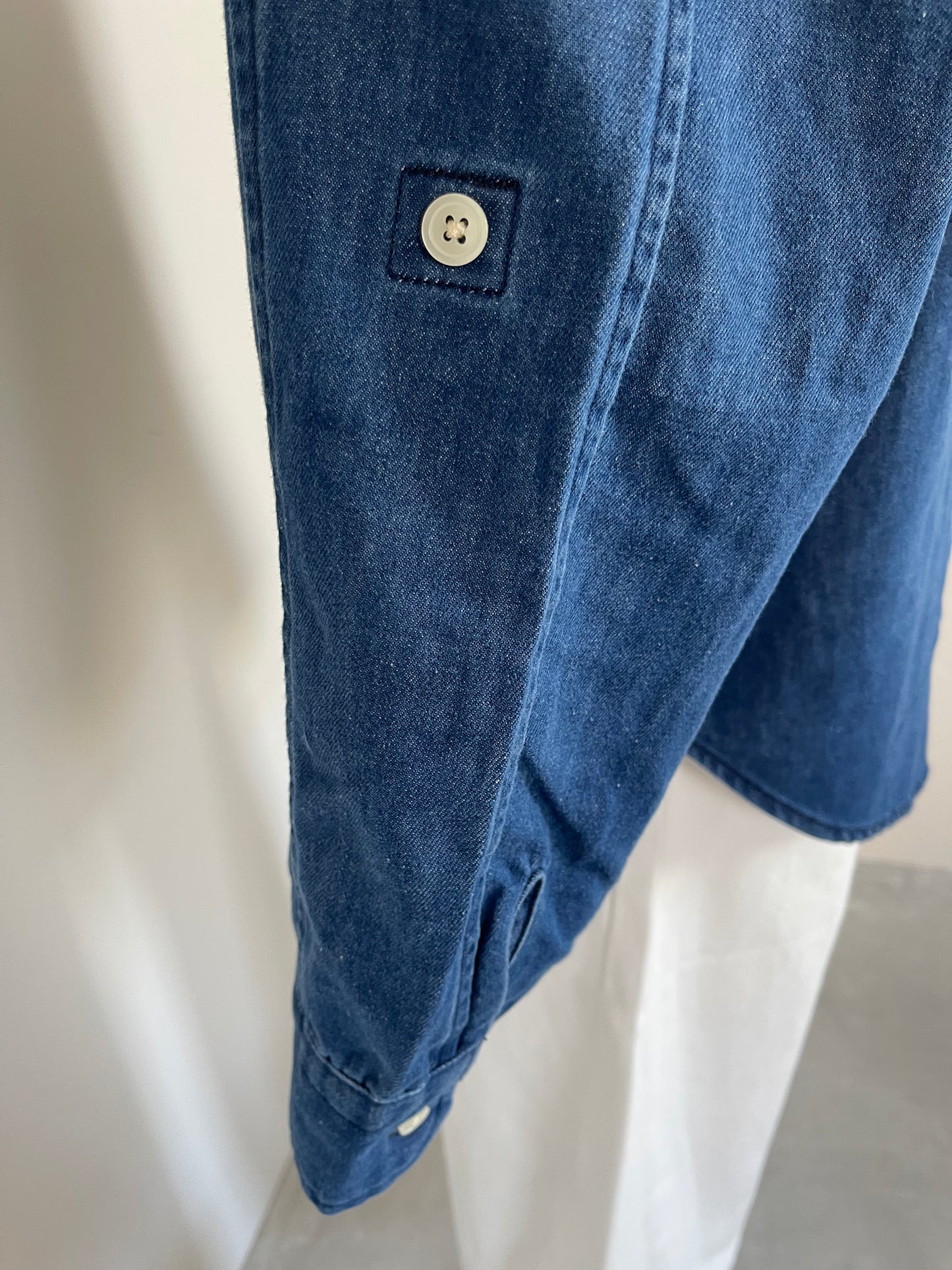 BLANC basque(ブランバスク) デニムパールボタンシャツ BB88-151