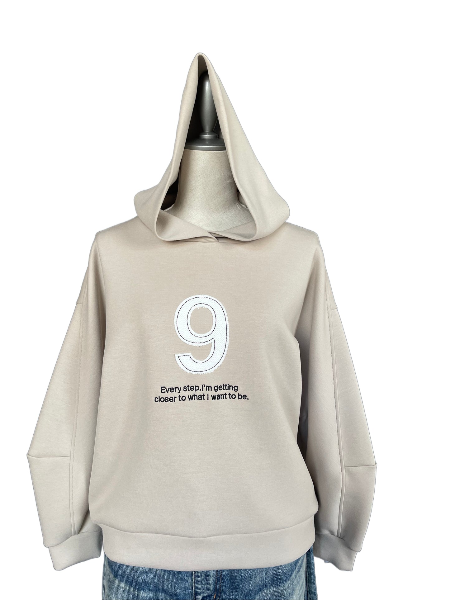 Dignite collier(ディニテコリエ) ボンディング刺繍パーカー 80256504