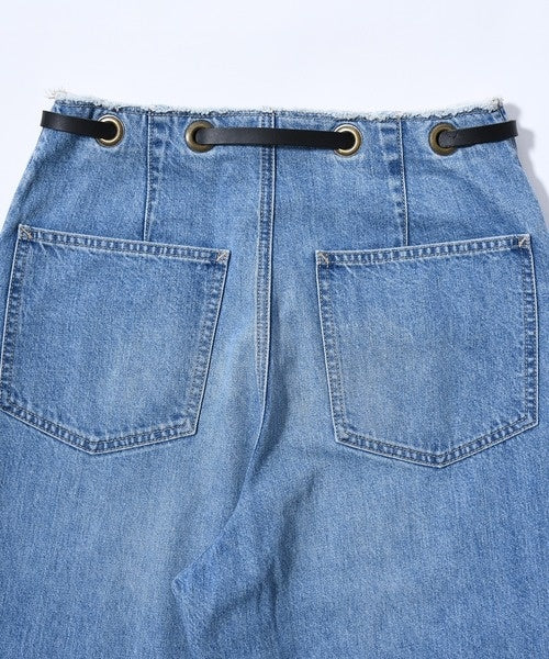 Johnbull (ジョンブル) 10オンスデニムベルテッドパンツ JL241P03