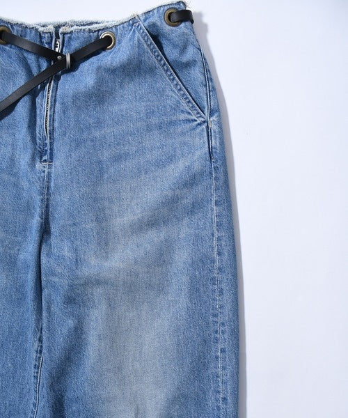 Johnbull (ジョンブル) 10オンスデニムベルテッドパンツ JL241P03