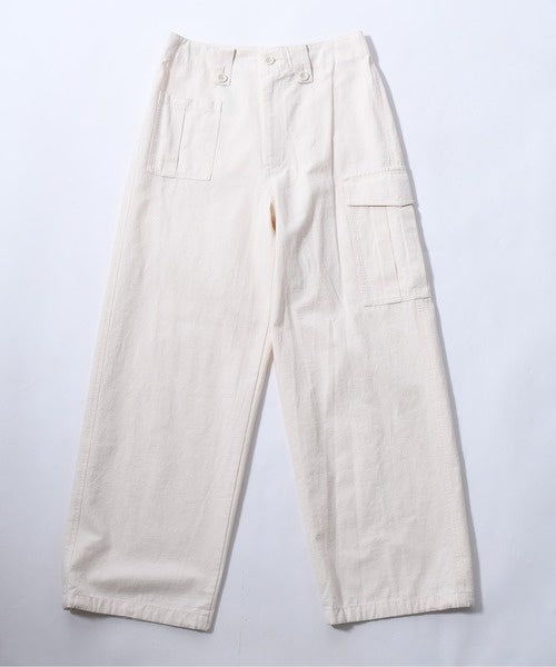 Johnbull (ジョンブル) コットンリネンバックツイルカーゴパンツ JL241P24