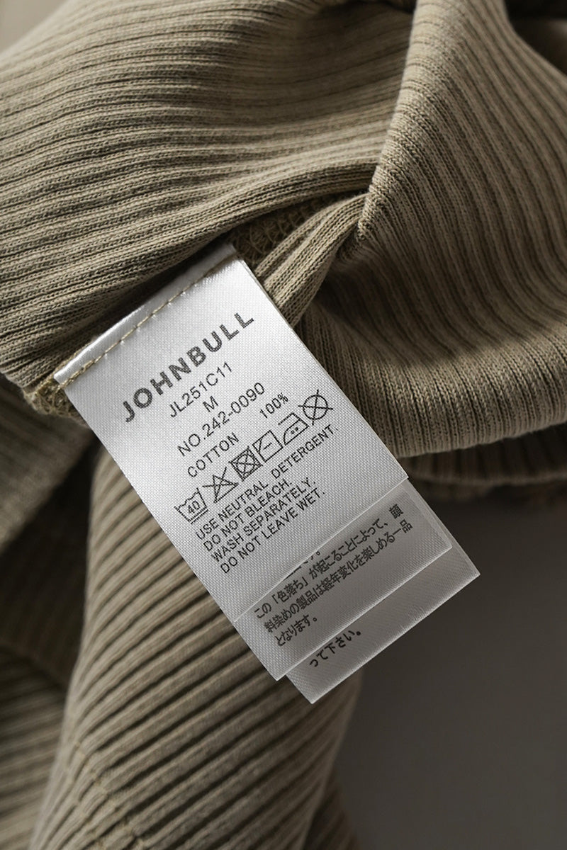 JOHNBULL(ジョンブル) ピグメント針抜きTシャツ JL251C11