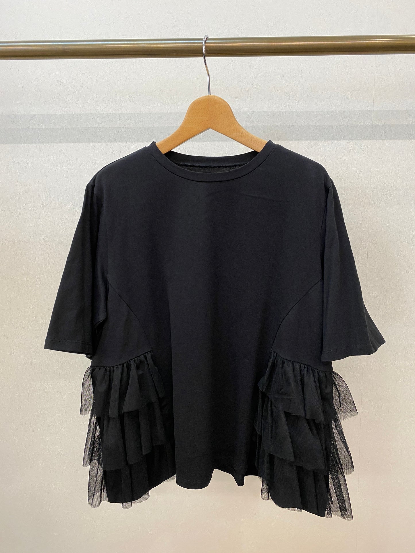 PAREATSU(パレアツ) ティアードチュールドッキングTシャツ P251-29065