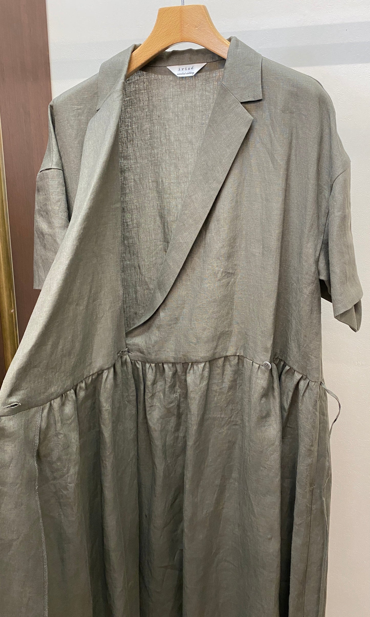 irise (イリゼ) カシュクールリネンワンピース T7084