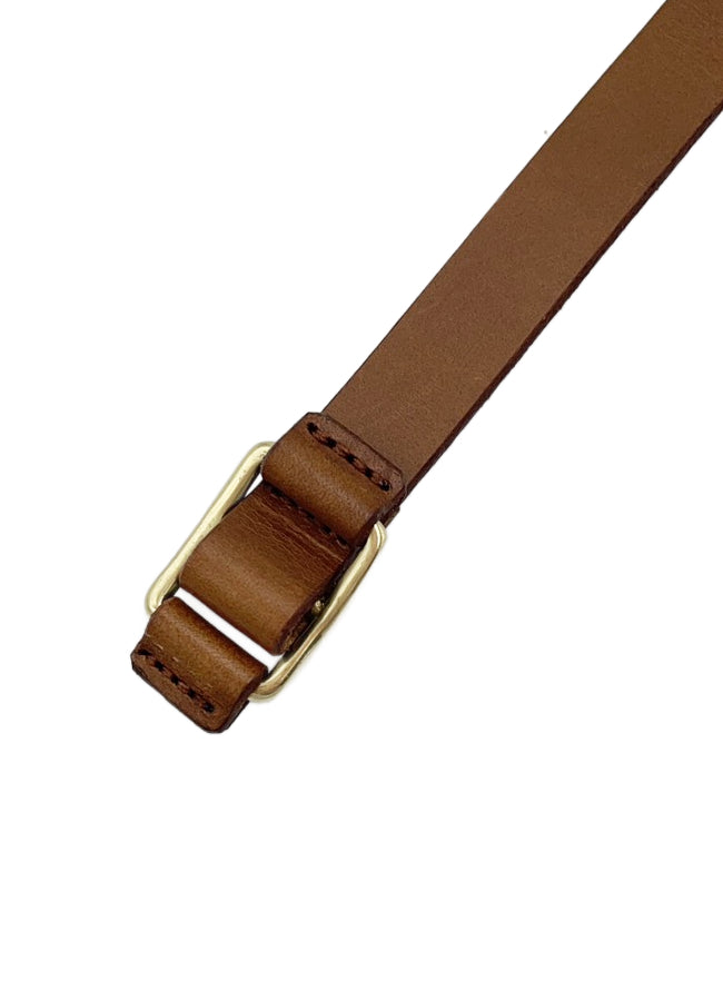 ATELIER BRUGGE (アトリエブルージュ) 16mm slide leather belt スライドレザーベルト ABE-207