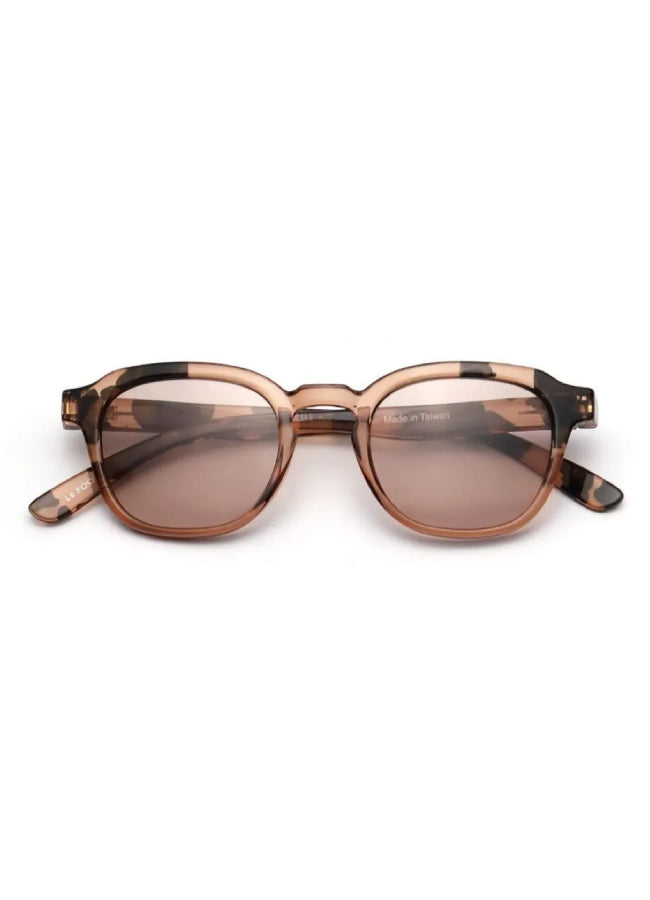 LE FOON(ルフォーン) Boston Square sunglasses UVカット 男女兼用 薄いレンズ系サングラス AS901