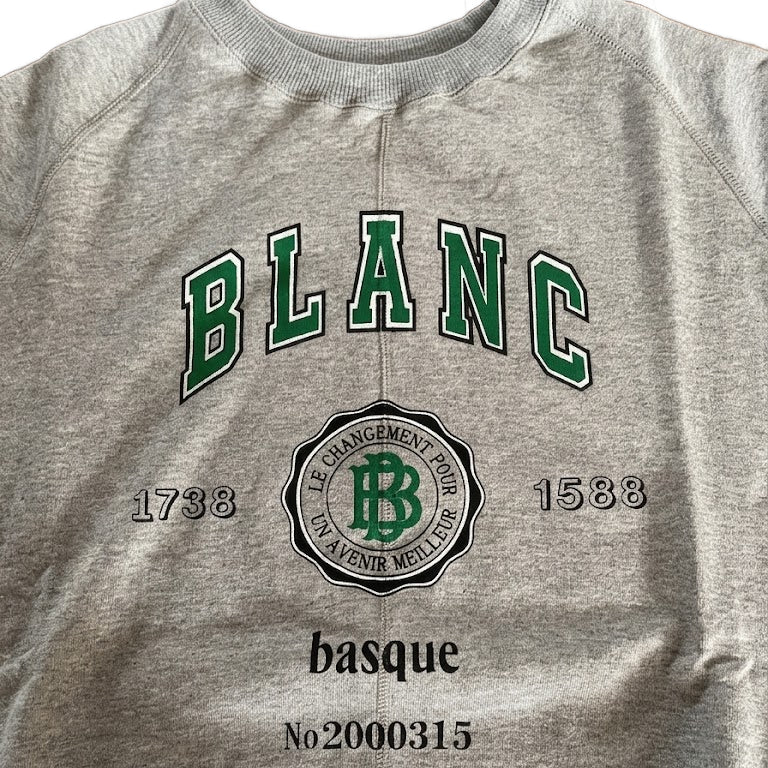 【2026/08/17ライブアイテム】BLANC BASQUE(ブランバスク) 裏毛スウェットPO BB64-903