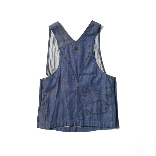 G-STAR RAW(ジースターロウ) GSオーバーオールノースリーブトップ D01432-6153