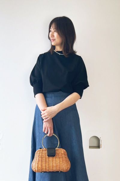 パフスリーブカットソー