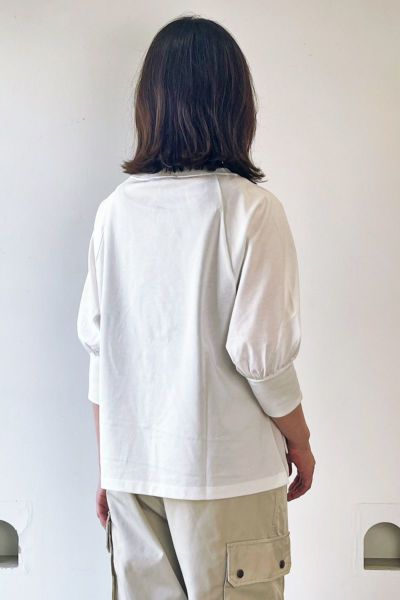 パフスリーブカットソー