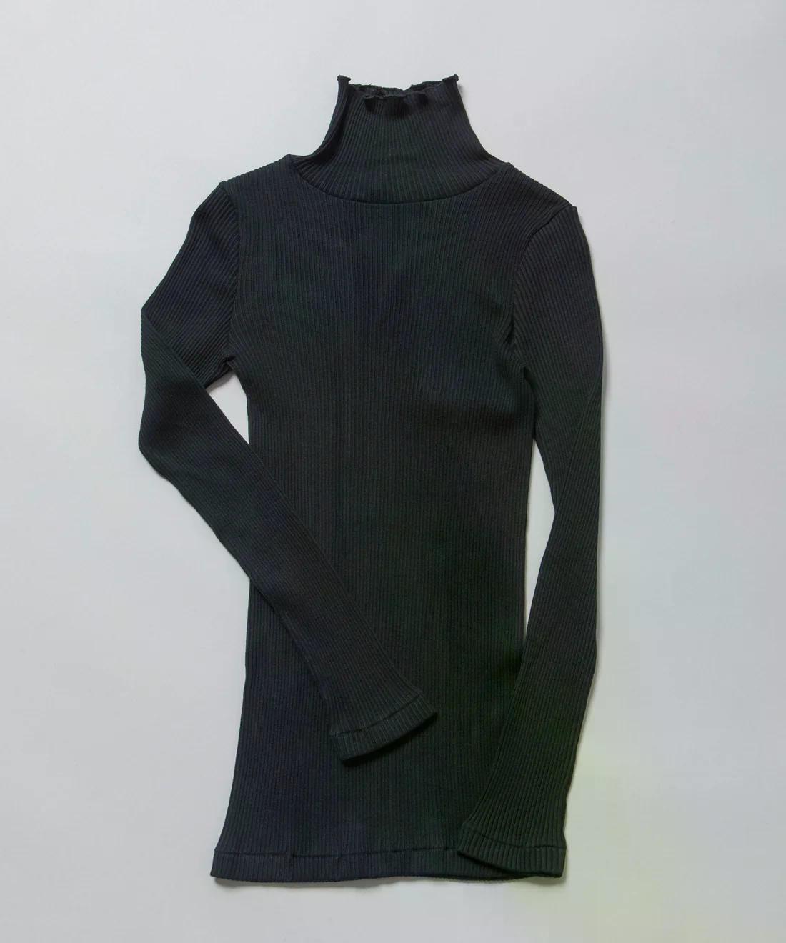 MUNICH(ミューニック)  コットンリブタートルネックプルオーバー MNHG291