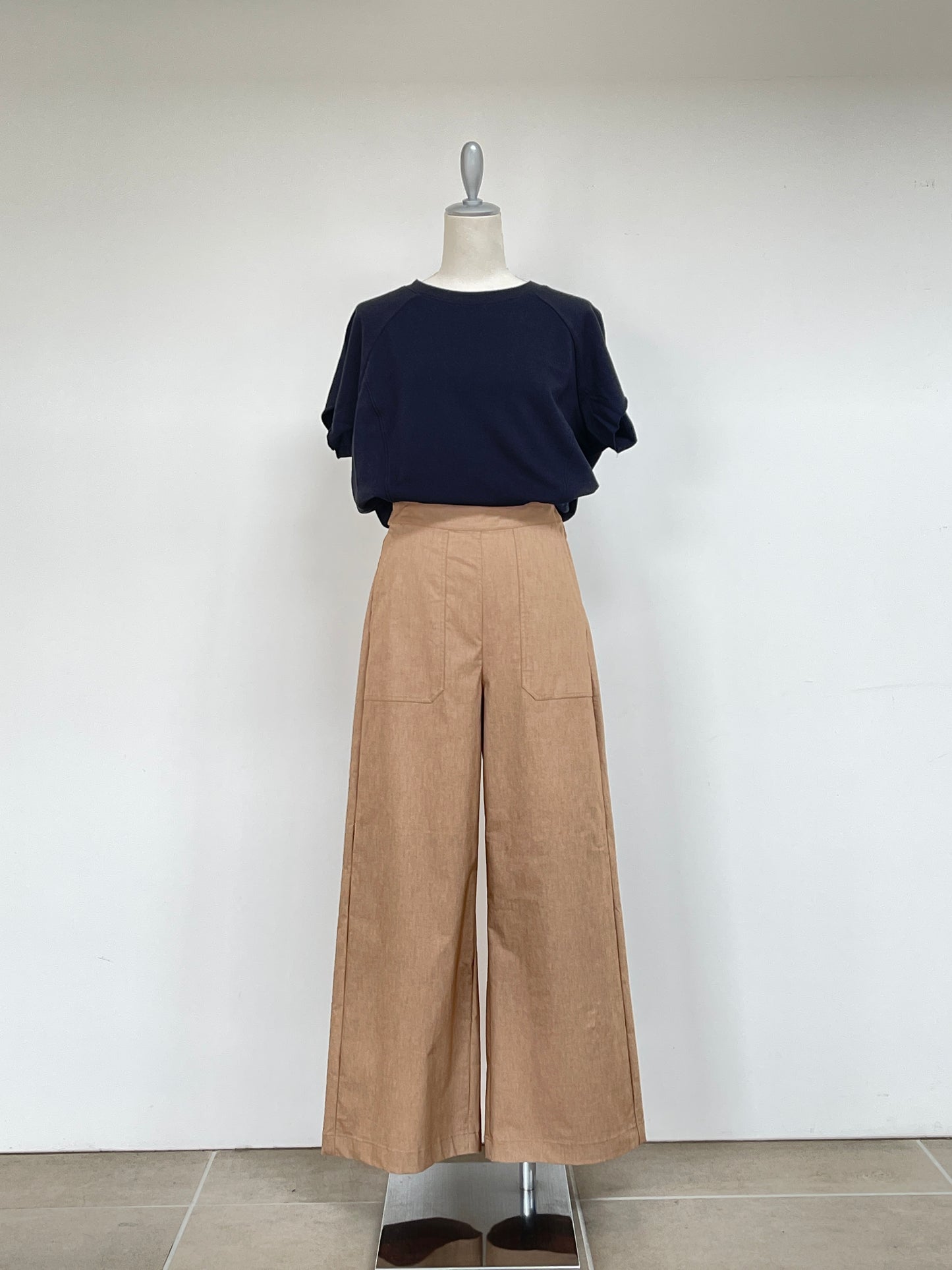 CYNICAL(シニカル) ウォッシャブル ストレッチ ワイド パンツ 512-9600
