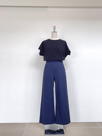 CYNICAL(シニカル) ウォッシャブル ストレッチ ワイド パンツ 512-9600