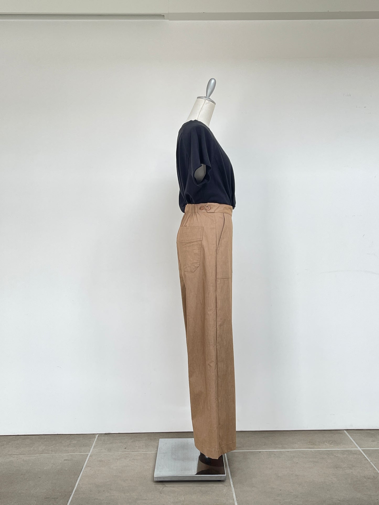 CYNICAL(シニカル) ウォッシャブル ストレッチ ワイド パンツ 512-9600