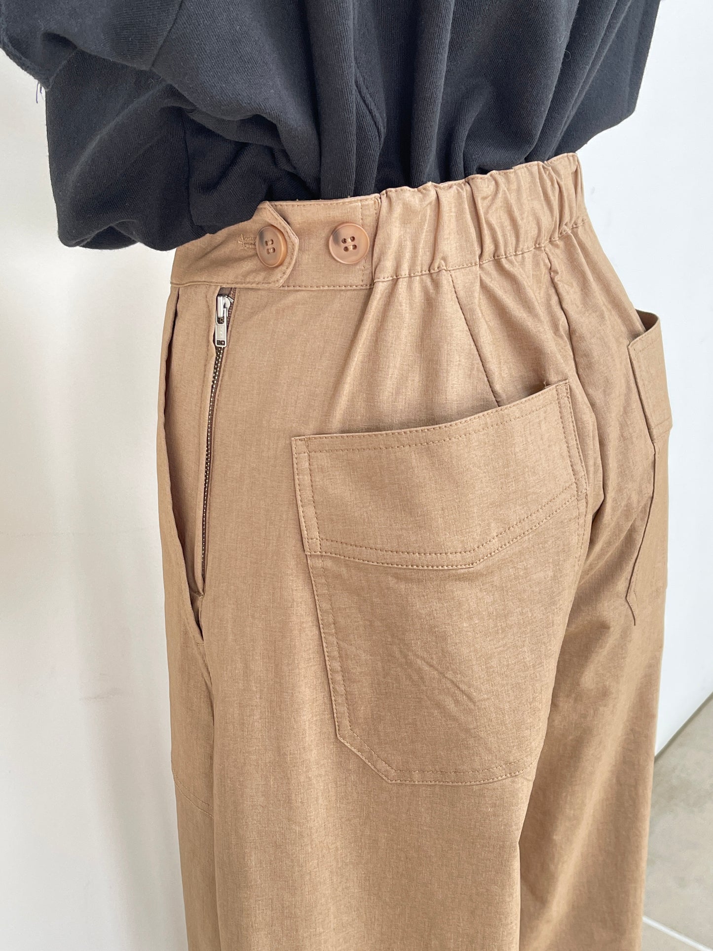 CYNICAL(シニカル) ウォッシャブル ストレッチ ワイド パンツ 512-9600