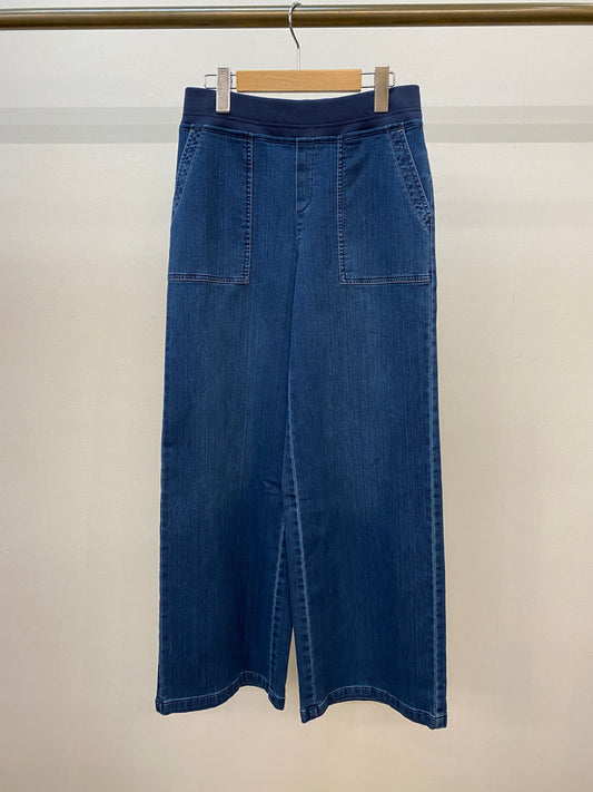 BLUE FRONCE denim(ブルーフロンセデニム) ウエストリブワイドデニム 531624