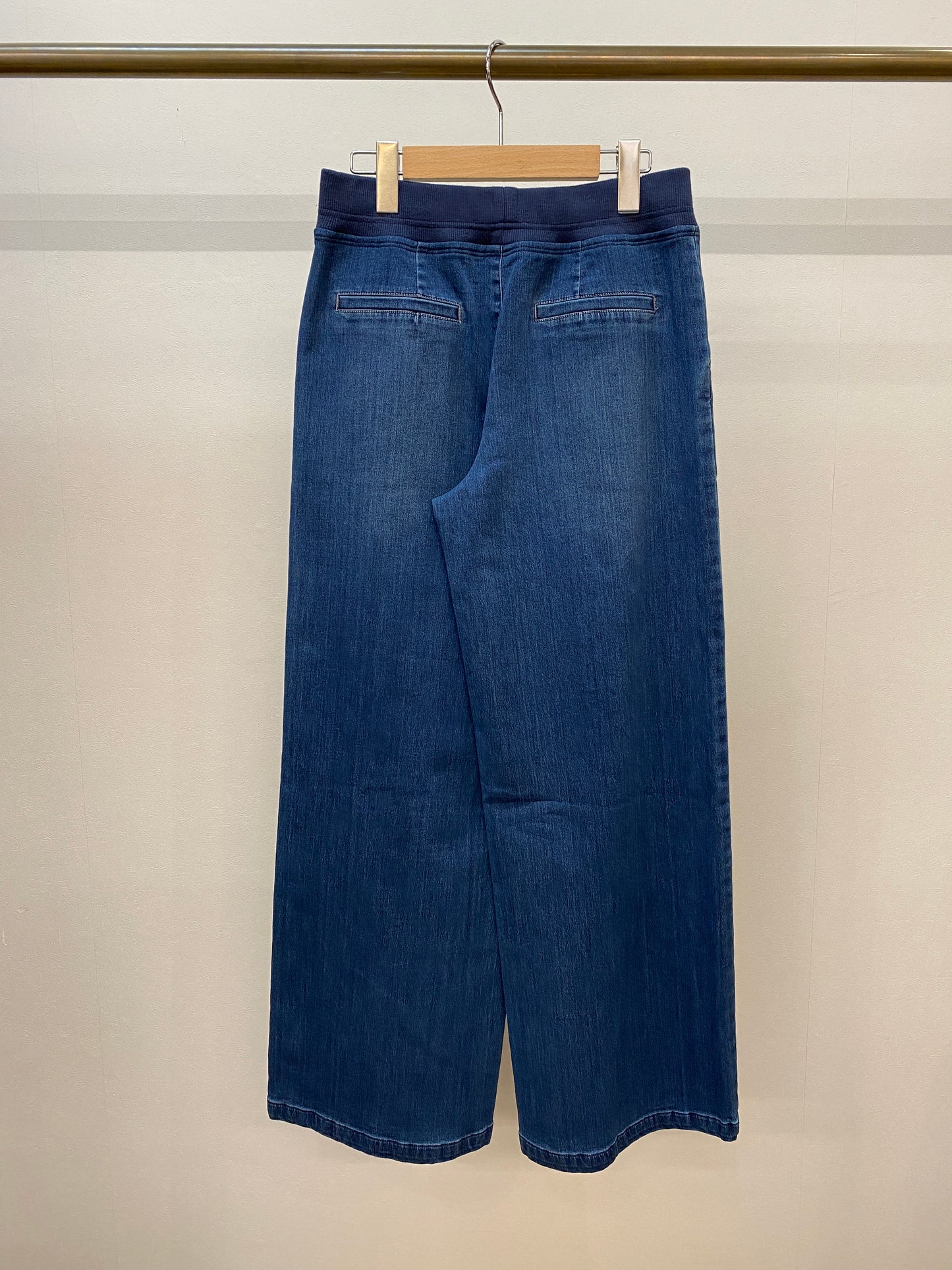 BLUE FRONCE denim(ブルーフロンセデニム) ウエストリブワイドデニム 531624