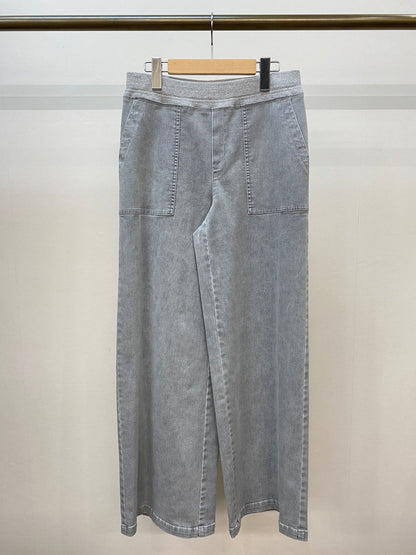 BLUE FRONCE denim(ブルーフロンセデニム) ウエストリブワイドデニム 531624