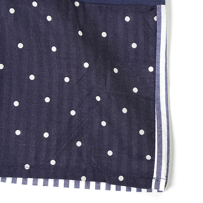 NATURALLAUNDRY(ナチュラルランドリー) 先染めパネル ワイドプルオーバー 7243C-018