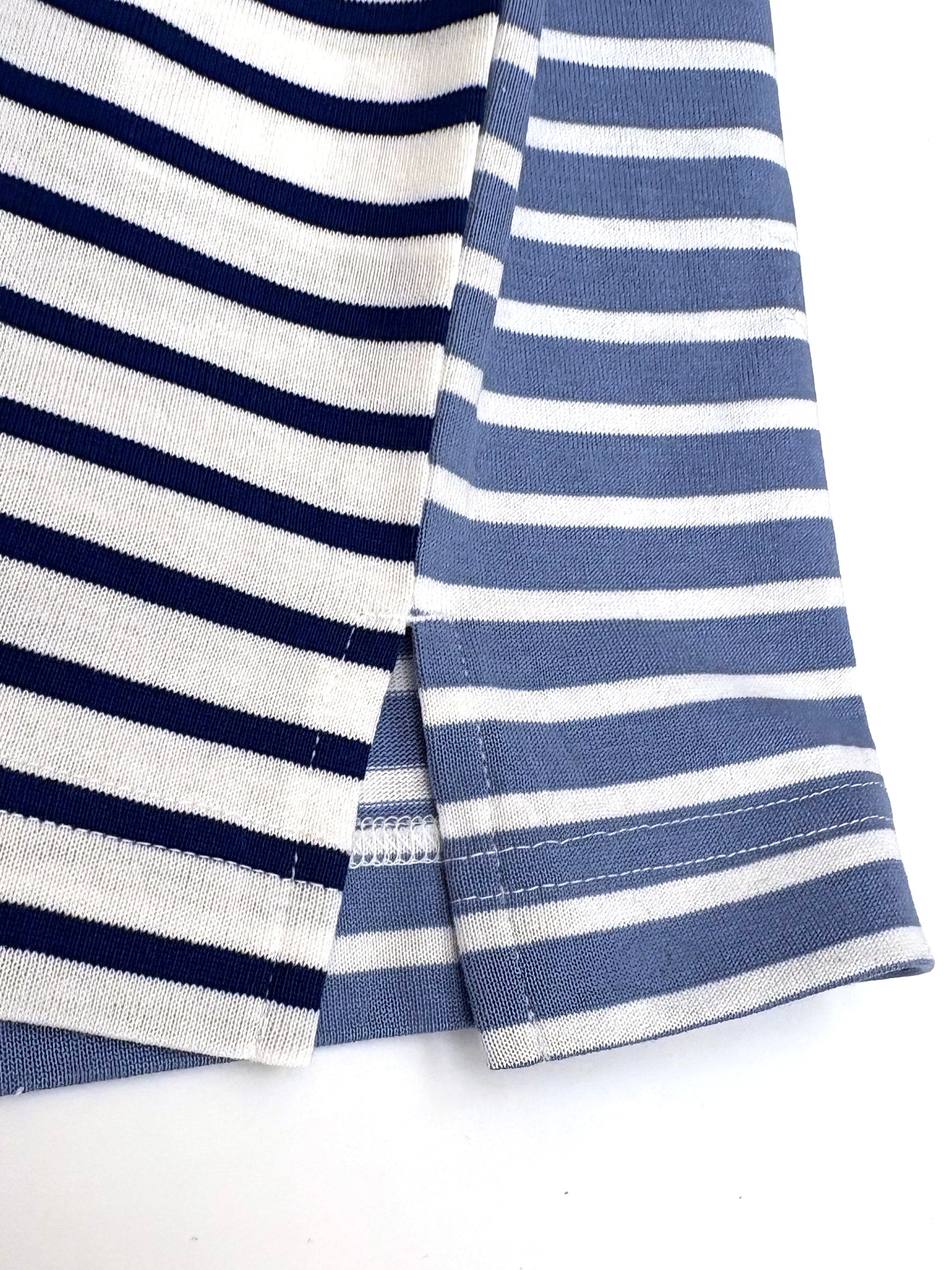 NATURAL LAUNDRY(ナチュラルランドリー)パネルボーダー　バイカラープルオーバー 7251C-017