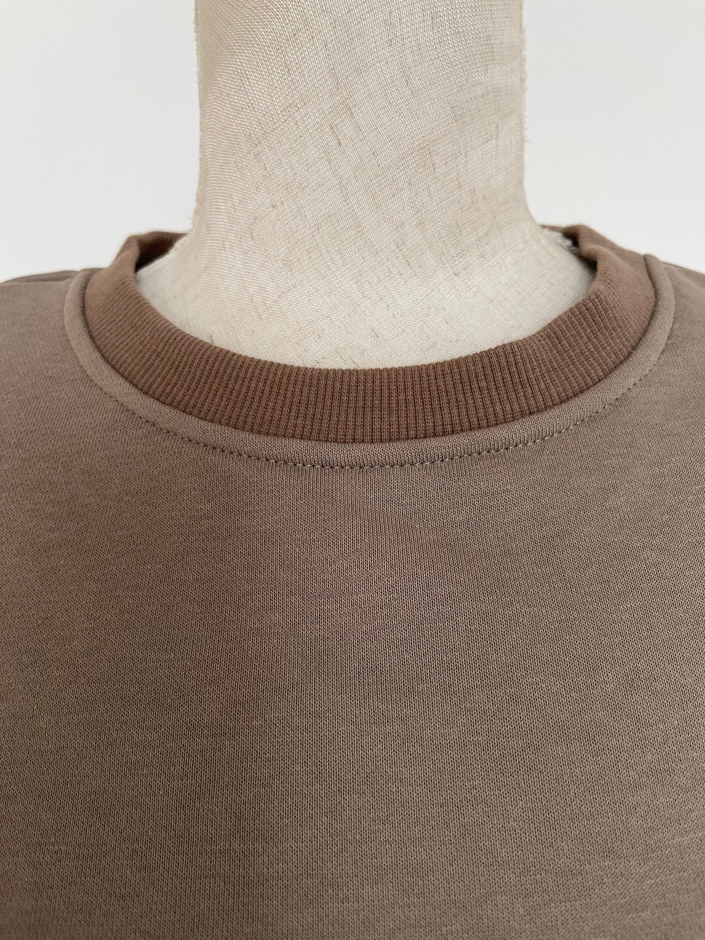 Dignite collier(ディニテコリエ) 裏毛切替プルオーバー 80256121