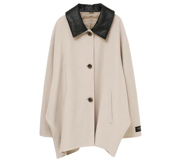 Dignite collier(ディニテコリエ) ダブルフェイスステンカラーコート 80256201