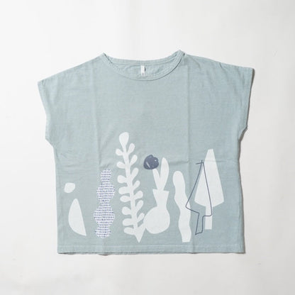 grin(グリン) マナプール天竺 シルエットプリントTシャツ 8243C-012