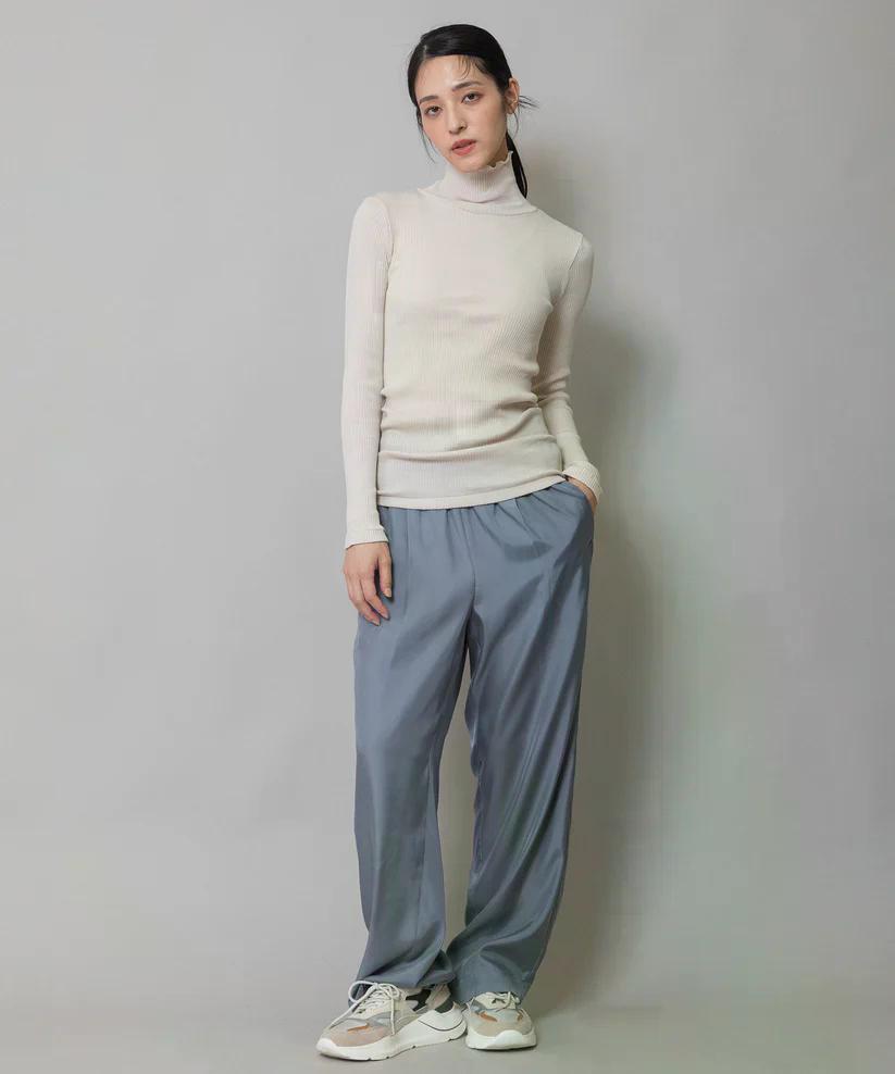 MUNICH(ミューニック)  コットンリブタートルネックプルオーバー MNHG291