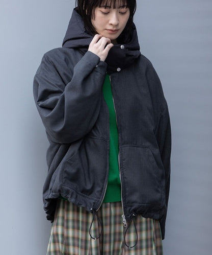 【10/18インスタライブ商品】MUNICH(ミューニック) ツイル×octaフーデットブルゾン MN252B28