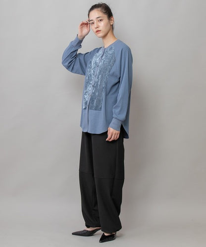【予約受付中】MUNICH(ミューニック) ストレッチソフトフランネルイージーパンツ MN252P55
