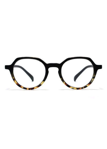 LE FOON(ルフォーン) Crown panto reading glasses オシャレなリーディンググラス ブルーライトカット付き老眼鏡 選べる度数 AR701