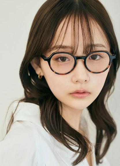 LE FOON(ルフォーン) Crown panto reading glasses オシャレなリーディンググラス ブルーライトカット付き老眼鏡 選べる度数 AR701