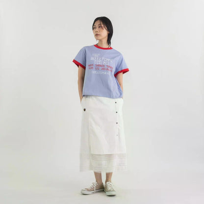 【2026/08/10ライブアイテム】BLANC BASQUE(ブランバスク) 配色リンガー ロゴプリントTシャツ BB62-921