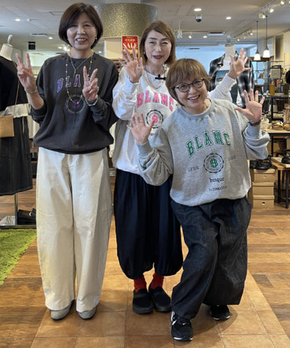 【2026/08/24ライブアイテム】BLANC basque(ブランバスク) 裏毛スウェットPO BB64-903