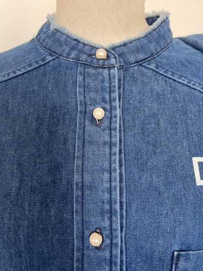 BLANC basque(ブランバスク) デニムパールボタンシャツ BB88-151