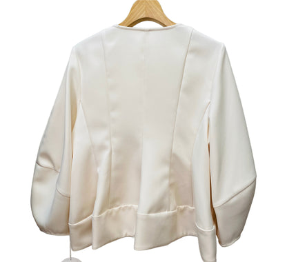 anana (アナナ) ボンディングショートペプラムジャケット A76-000