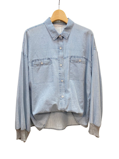 BLUE FRONCE(ブルーフロンセ) シアーデニムシャツ 611426