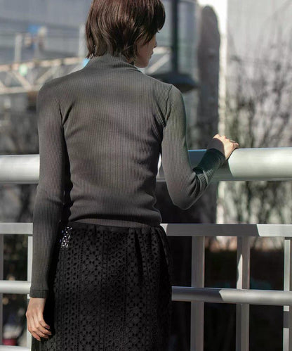 MUNICH(ミューニック)  コットンリブタートルネックプルオーバー MNHG291